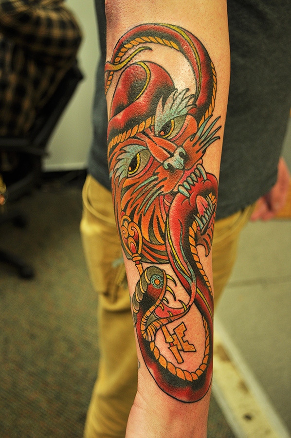 Djinn Tattoo Genie by Brian Ulrich  Living Arts Tattoo New Hope Pa