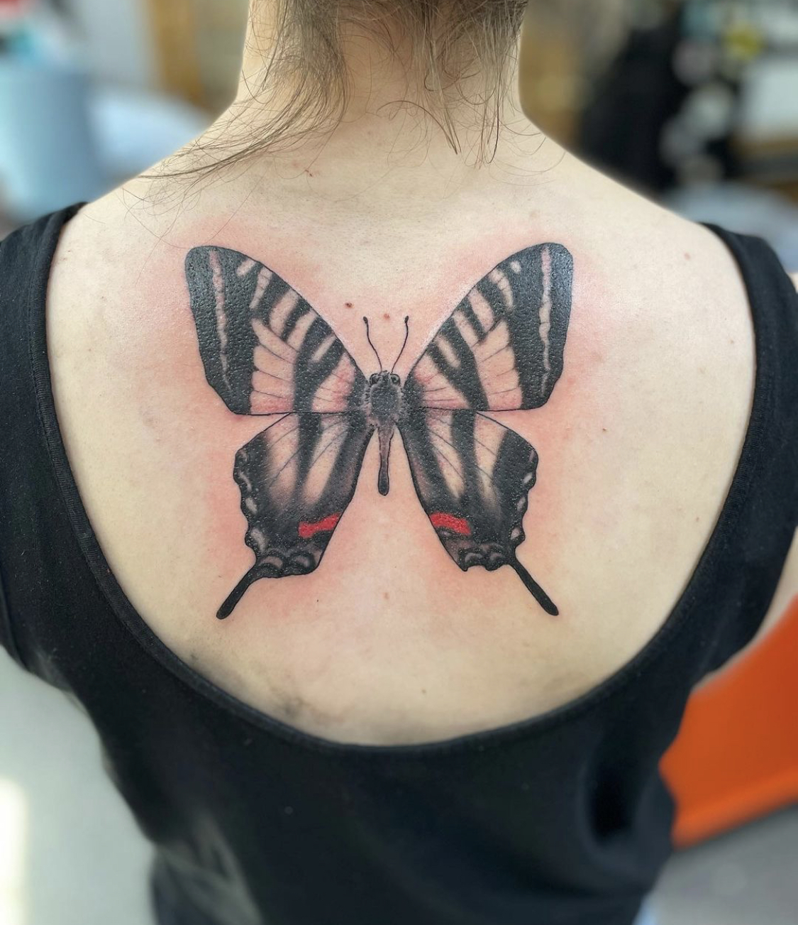 Butterfly by Brian | Living Arts Tattoo, New Hope, Pa.